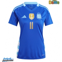 Argentina Angel Di Maria #11 Bortedrakt Dame Copa America 2024 Kortermet